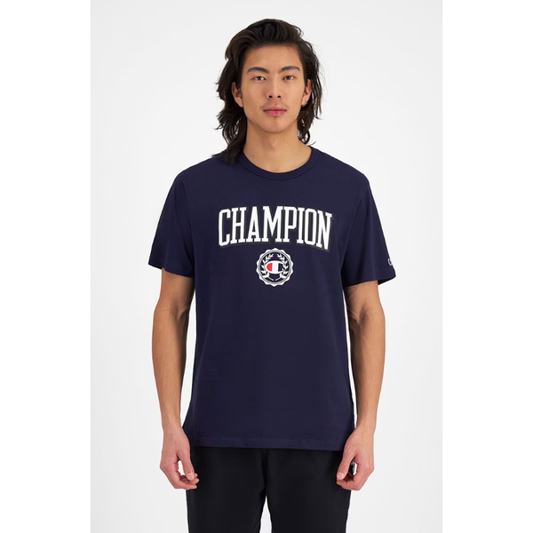 Champion navy shop tee