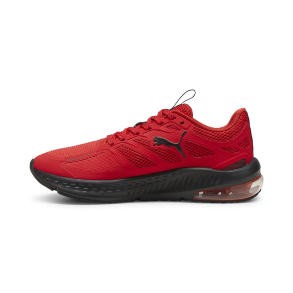 Puma shoes mens black and red best sale