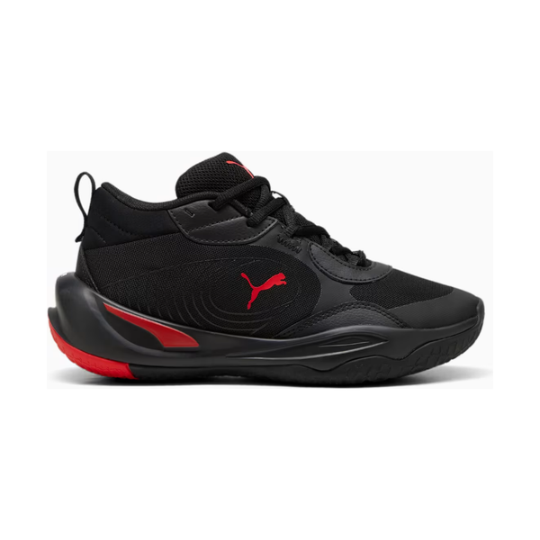 Puma Playmaker Pro Basketball Shoes. Junior. black red SPORTFIRST NAMBUCCA