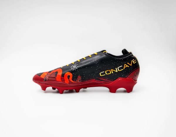 Concave clearance rugby boots
