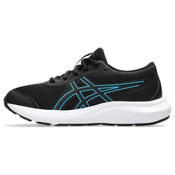 Asics CONTEND 9 GS. black/digital aqua