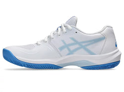 Asics Game FF Netball Shoe. Womens. white/blue coast
