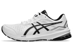 Asics GT-1000 LEATHER 2. Mens. 2E Wide. white/pure silver
