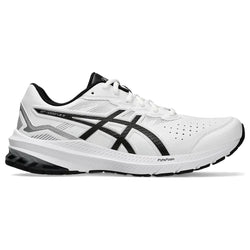 Asics GT-1000 LEATHER 2. Mens. 2E Wide. white/pure silver