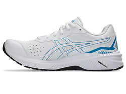 Asics GT-1000 LEATHER 2. Mens. 4E Extra Wide. white/aegean blue