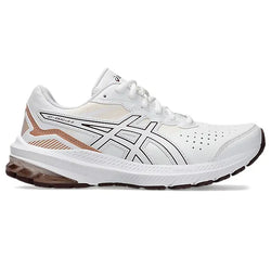 Asics GT-1000 LEATHER 2. Womens. D Wide. white/dark red planet