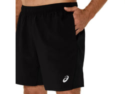 ASICS SILVER 7 INCH SHORT. Mens. black