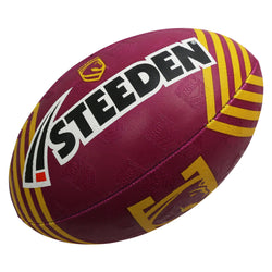 Broncos NRL Mini Supporter Ball. 11"