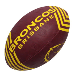 Broncos NRL Mini Supporter Ball. 11"