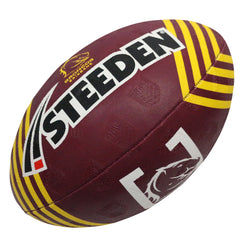 Broncos NRL Mini Supporter Ball. 11"