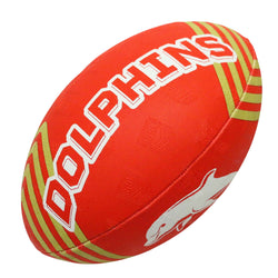 Dolphins NRL Mini Supporter Ball. 11"