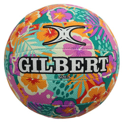 Gilbert Glam Netball- Hibiscus, Size 5