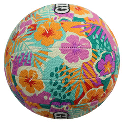 Gilbert Glam Netball- Hibiscus, Size 5