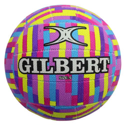 Gilbert Glam Netball- Stripes. size 5
