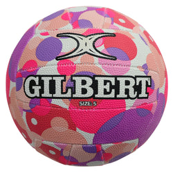 Gilbert Glam Netball- Spots, Size 5