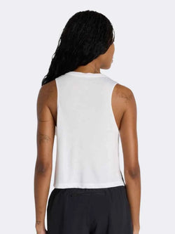 New Balance Infinity Jersey Tank. Womens. white