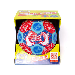 Cooee Neoprene Soccer Ball.  Size 5. Red
