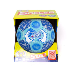 Cooee Neoprene Soccer Ball.  Size 5. Blue