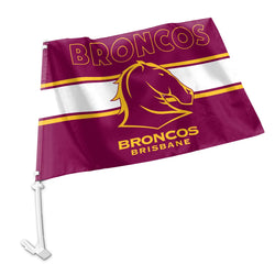 Broncos NRL Car Flag - SPORTFIRST NAMBUCCA