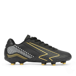 Sfida Catalyst Junior Football Boots. Wide Fit. black/gold