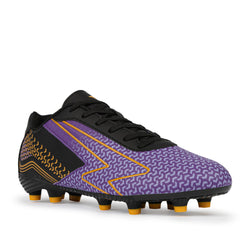 Sfida Catalyst Junior Football Boots. purple/gold/black