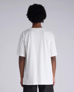 Champion Legacy Graphic Tee. Mens. ivory white