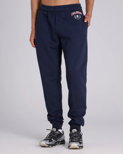 Champion Legacy Graphic Trackpant. Mens. navy