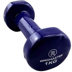Ringmaster PVC Coated Dumbell 1kg Pair