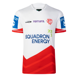 St George-Illawarra Dragons 2026 Training Tee. Mens. white