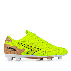 Sfida Launch Junior Football Boot. yellow/bronze