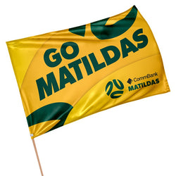 Matilda's Supporter Game Day Flag - SPORTFIRST NAMBUCCA