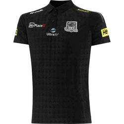 Penrith Panthers 2026 Media Polo. Mens. black