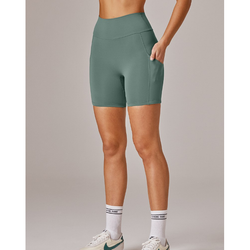 Running Bare Camelflage Seamless Bike Short 6". bali