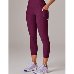 Running Bare Rise Above Ribbed Ankle Grazer. mangosteed