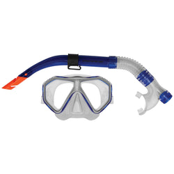 Mirage CARIBBEAN Mask and Snorkel Set. Adult, blue