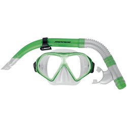 Mirage Freedom Silicone Mask and Snorkel. Adult, Green