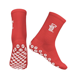 Cigno Grip Socks. Red