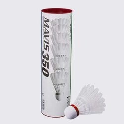 Yonex Mavis 350 Nylon Fast Shuttlecock. Tube of 6.