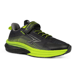 Sfida Zephyr 2.0 Boys Runners , V Strap. Black/Lime