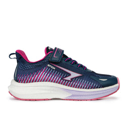 Sfida Zephyr 2.0 Girls Runners , V Strap. Navy/Lavender/Fuchsia