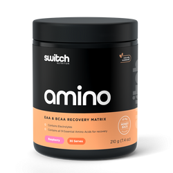 AMINO Switch, 30 Serves, 210g. Raspberry