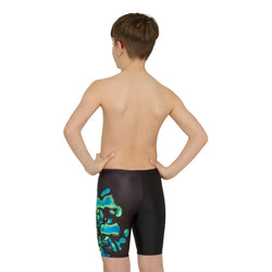 Zoggs Boys Mid length Swimming Jammer. Lanky