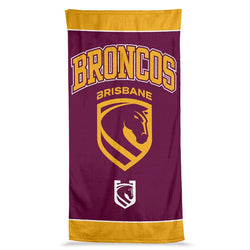 BRONCOS NRL JUMBO BEACH TOWEL