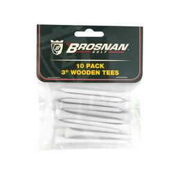 Brosnan Wooden Tees 3". 10pk