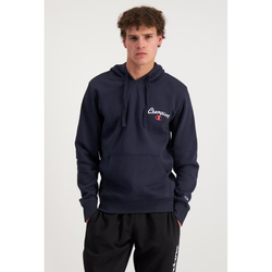 Champion Graphic Print Hoodie. Mens. navy