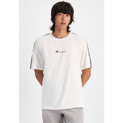 Champion Lux Taping Tee. Mens. champagne