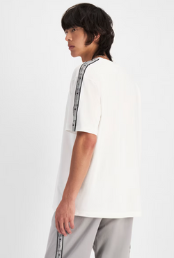 Champion Lux Taping Tee. Mens. champagne