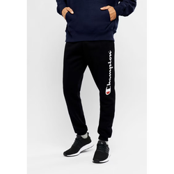 Champion Script Cuff Track Pant. Mens. black