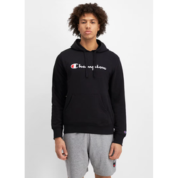 Champion Script Hoodie. Mens. black