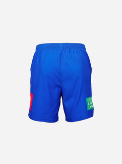 Parramatta Eels 2025 Training Shorts. Mens, electric blue